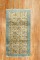 Dark Sea Foam Blue Green Turkish Floral Rug No. 29942