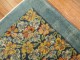 Dark Sea Foam Blue Green Turkish Floral Rug No. 29942