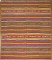 Striped Turkish Kilim  No. 30093