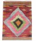 Square Vintage Turkish Kilim No. 30121