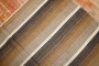 Square Turkish Striped Kilim No. 30122