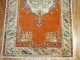 Orange Vintage Turkish Oushak Runner No. 30230