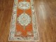 Orange Vintage Turkish Oushak Runner No. 30230