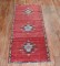 Red Open Design Turkish Runner No. 30243