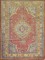 Vintage Turkish Oushak Medallion Rug No. 30317