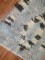 Powder Blue Vintage Turkish Tulu Rug No. 30443