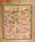 Funky Turkish Deco Square Rug No. 30625