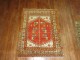 Coral Antique Turkish Anatolian Throw Rug No. 30836