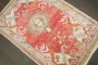 Vintage Red Small Medallion Oushak No. 30950