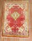 Vintage Red Small Medallion Oushak No. 30950