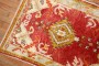 Vintage Red Small Medallion Oushak No. 30950