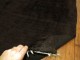 Angora Black Mohair Rug No. 31012