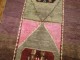 Bright Pink Brown Kars Rug No. 31018