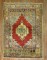 Bright Red Antique Oushak Rug No. 31024