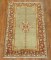 Vintage Blue Oushak Throw Rug No. 31271