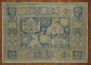 Vintage Blue Afshar Rug Mat No. 31280