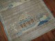 Silver Brown Baby Blue Chinese Art Deco Mat No. 31295