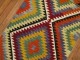 Colorful Small Vintage Turkish Kilim No. 31351