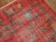 Shabby Chic Coral Red Turkish Deco Rug No. 31366