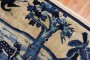 Blue Tan Chinese Animal Pictorial Landscape Rug No. 31369