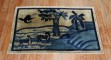 Blue Tan Chinese Animal Pictorial Landscape Rug No. 31369