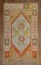 Bright Orange Anatolian Scatter Rug No. 31415