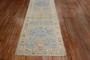 Brown Blue Vintage Persian Runner No. 31469