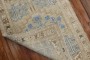 Brown Blue Vintage Persian Runner No. 31469