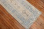 Soft Blue Beige Turkish Runner No. 31539