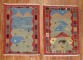 Folksy Set of Pictorial Persian Souf Gabbeh Carpets No. 31540