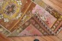 Vintage Pink Brown Turkish Scatter Rug No. 31543