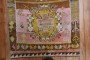 Vintage Pink Brown Turkish Scatter Rug No. 31543