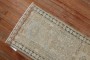 Neutral Persian Heriz Narrow Short Runner No. 31616