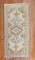 Vintage Persian Neutral Tone Mini Rug No. 31617