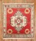 Red Turkish Square Sivas Rug No. 31668