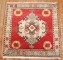 Red Turkish Square Sivas Rug No. 31668