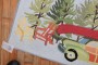 Vintage Hooked Camper Mat No. 31702