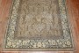 Brown Green Persian Isfahan Mihrab Rug No. 31707