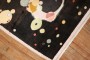 Cotton Vintage Turkish Kandinsky Rug No. 31756