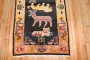 Tibetan Lion Deer Pictorial Rug No. 31779