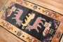 Tibetan Lion Deer Pictorial Rug No. 31779