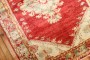 Red Angora Wool Oushak Scatter Rug No. 31796