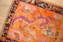 Orange Tibetan Dragon Rug No. 31808