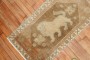 Lion Vintage Turkish Mini Rug No. 31818