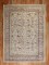 Worn Ivory Antique Mahal Rug No. 6167