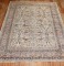 Worn Ivory Antique Mahal Rug No. 6167