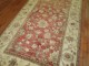 Soft Red Vintage Turkish Oushak Rug No. 6238