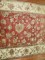 Soft Red Vintage Turkish Oushak Rug No. 6238