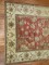 Soft Red Vintage Turkish Oushak Rug No. 6238