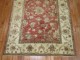 Soft Red Vintage Turkish Oushak Rug No. 6238